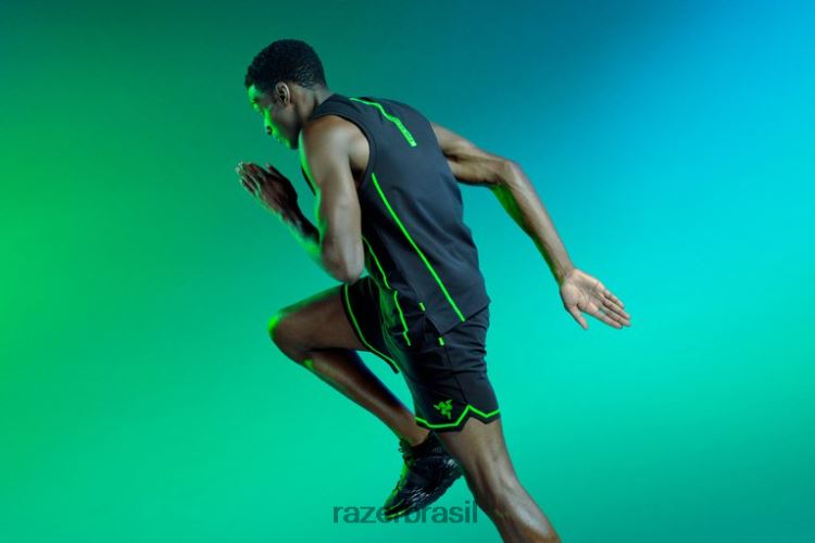 Razer vestuário Uma cor athleisure – shorts instinto 06X4JT198