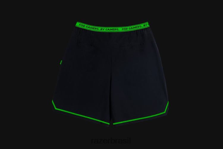 Razer vestuário Uma cor athleisure – shorts instinto 06X4JT198