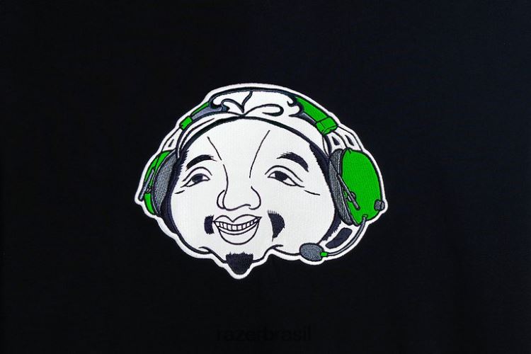 Razer vestuário Uma cor moletom evisu godhead 06X4JT193