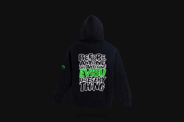 Razer vestuário Uma cor moletom evisu godhead 06X4JT193